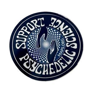 MAPS Support Psychedelic Science LSD Shrooms Alex Grey Art. 3" Sticker